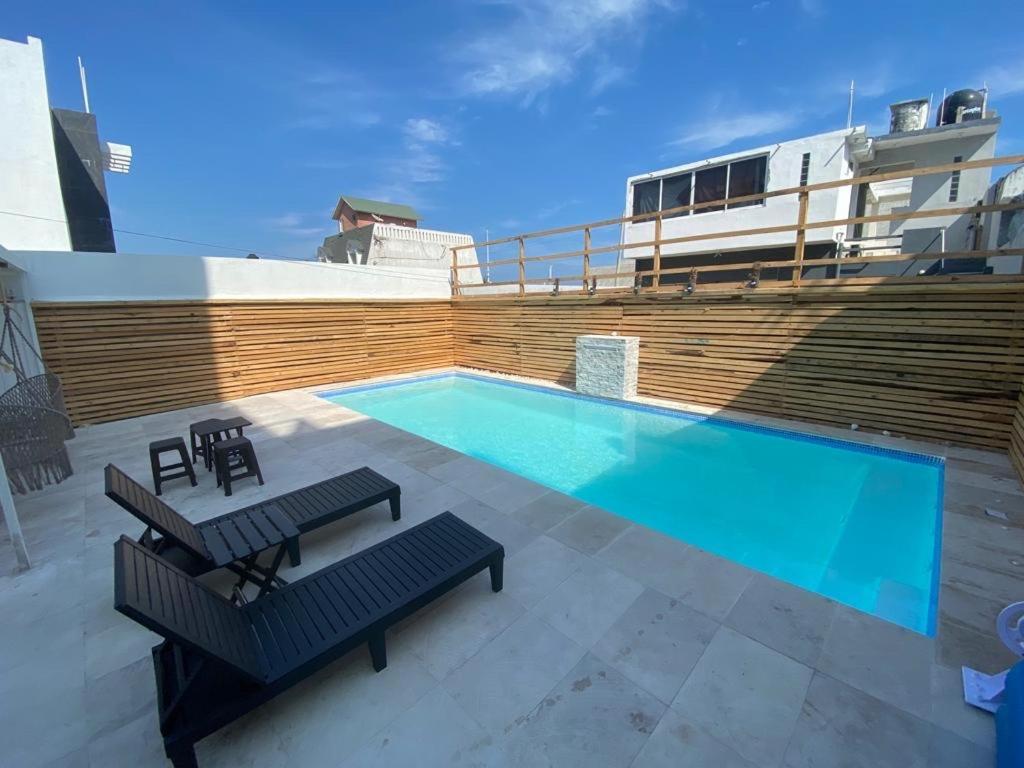 Loft Frente A La Playa!!!! Apartman Boca del Río Kültér fotó