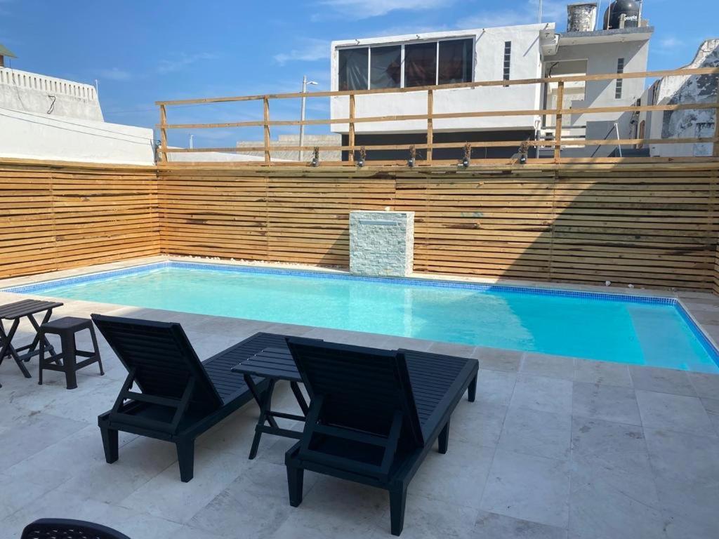 Loft Frente A La Playa!!!! Apartman Boca del Río Kültér fotó